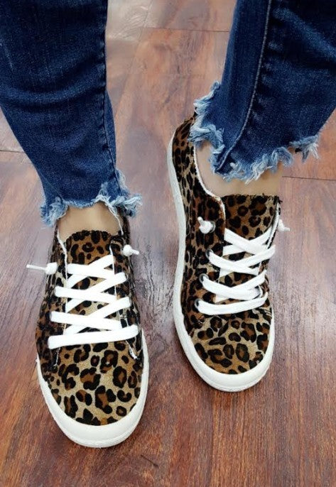 womens leopard tennis shoes