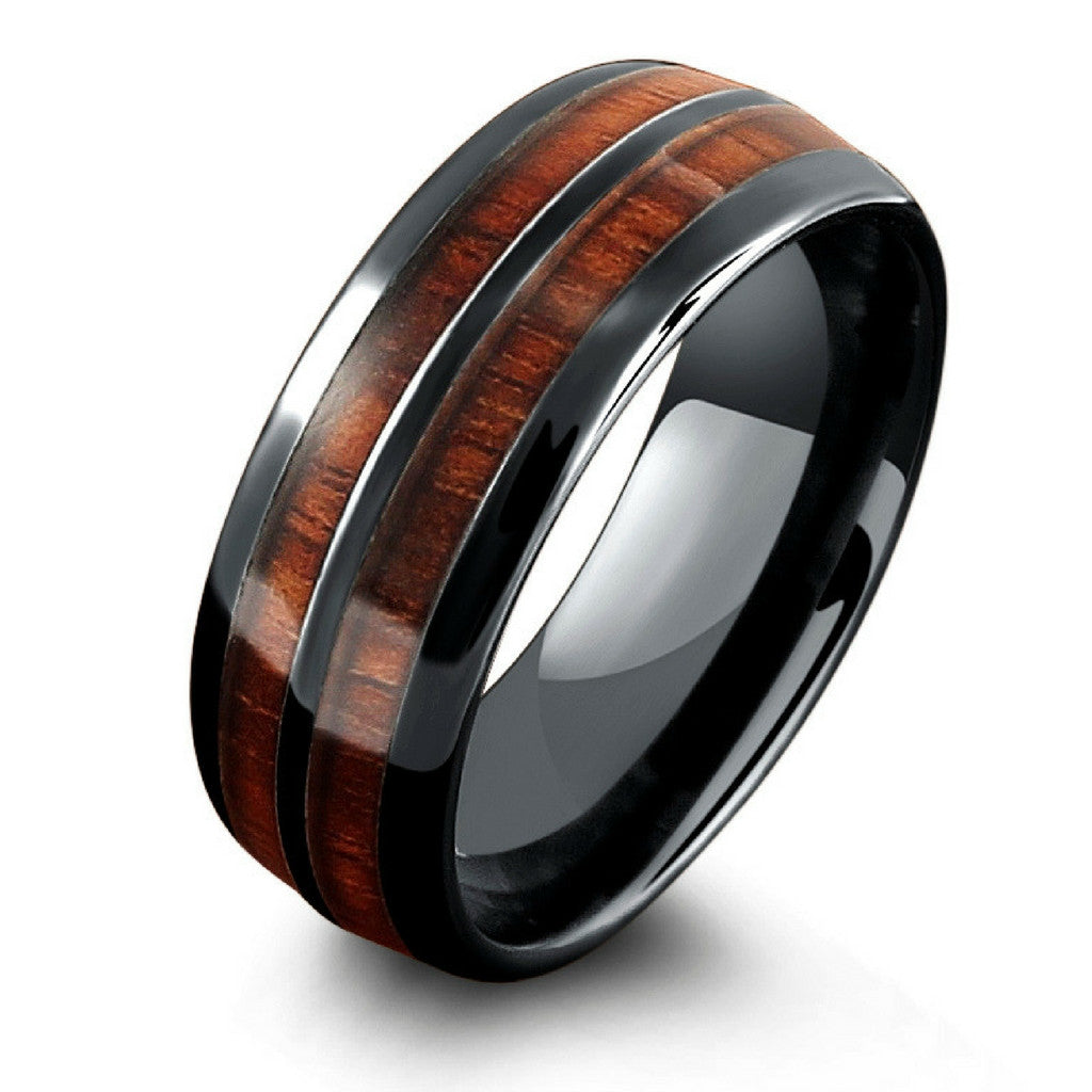 koa wood ring