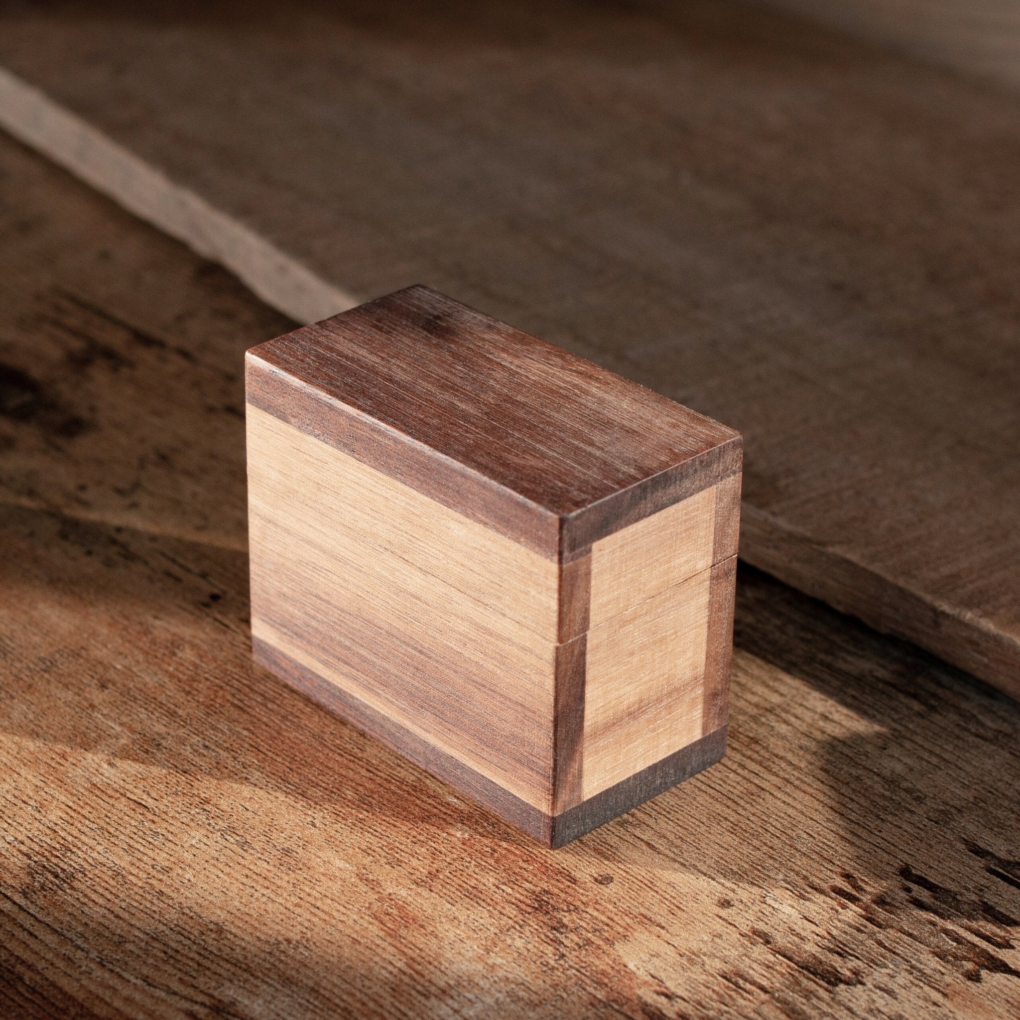 slim wooden box