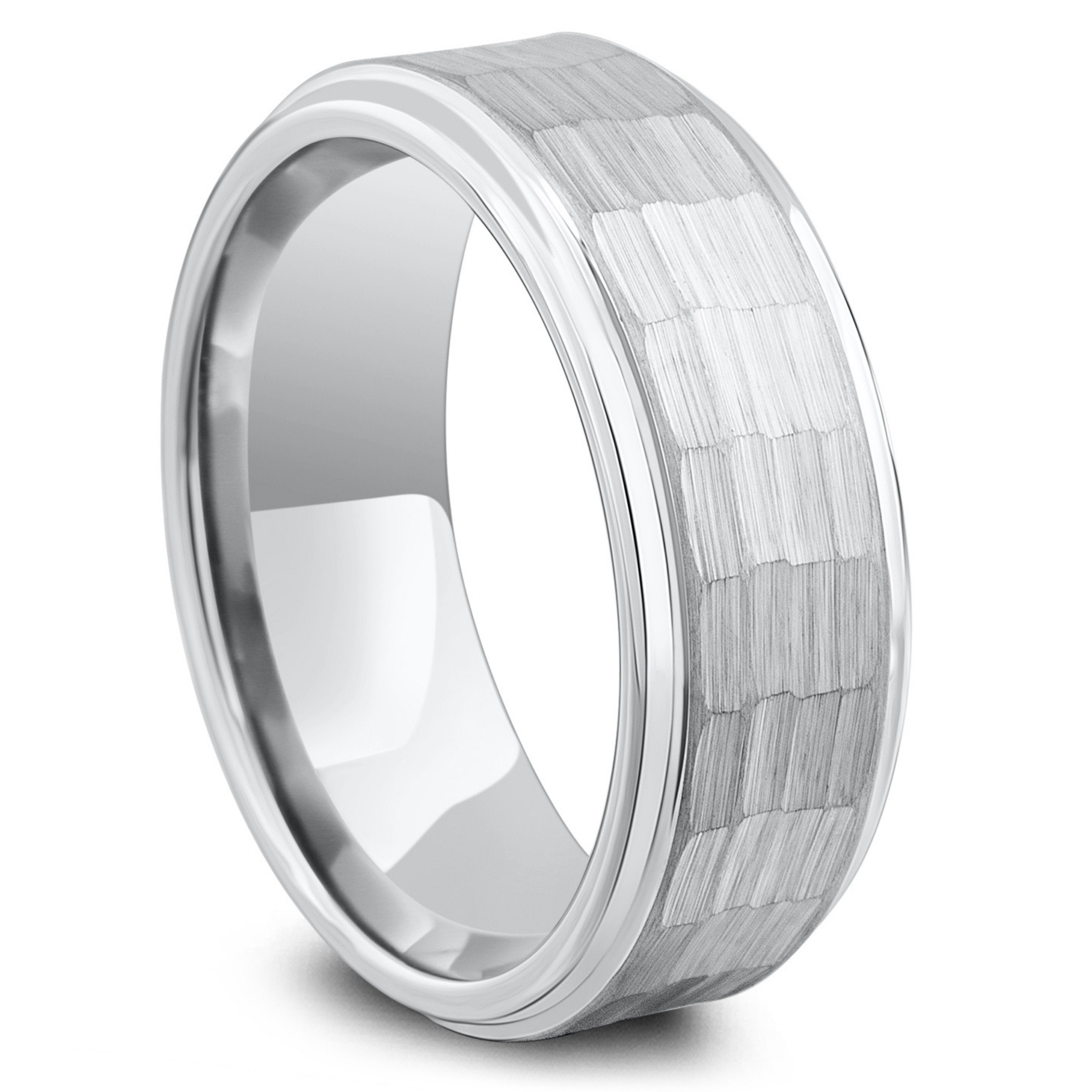 The Hammered Wedding Ring - Men's Rustic Wedding Band – Northern Royal, LLC