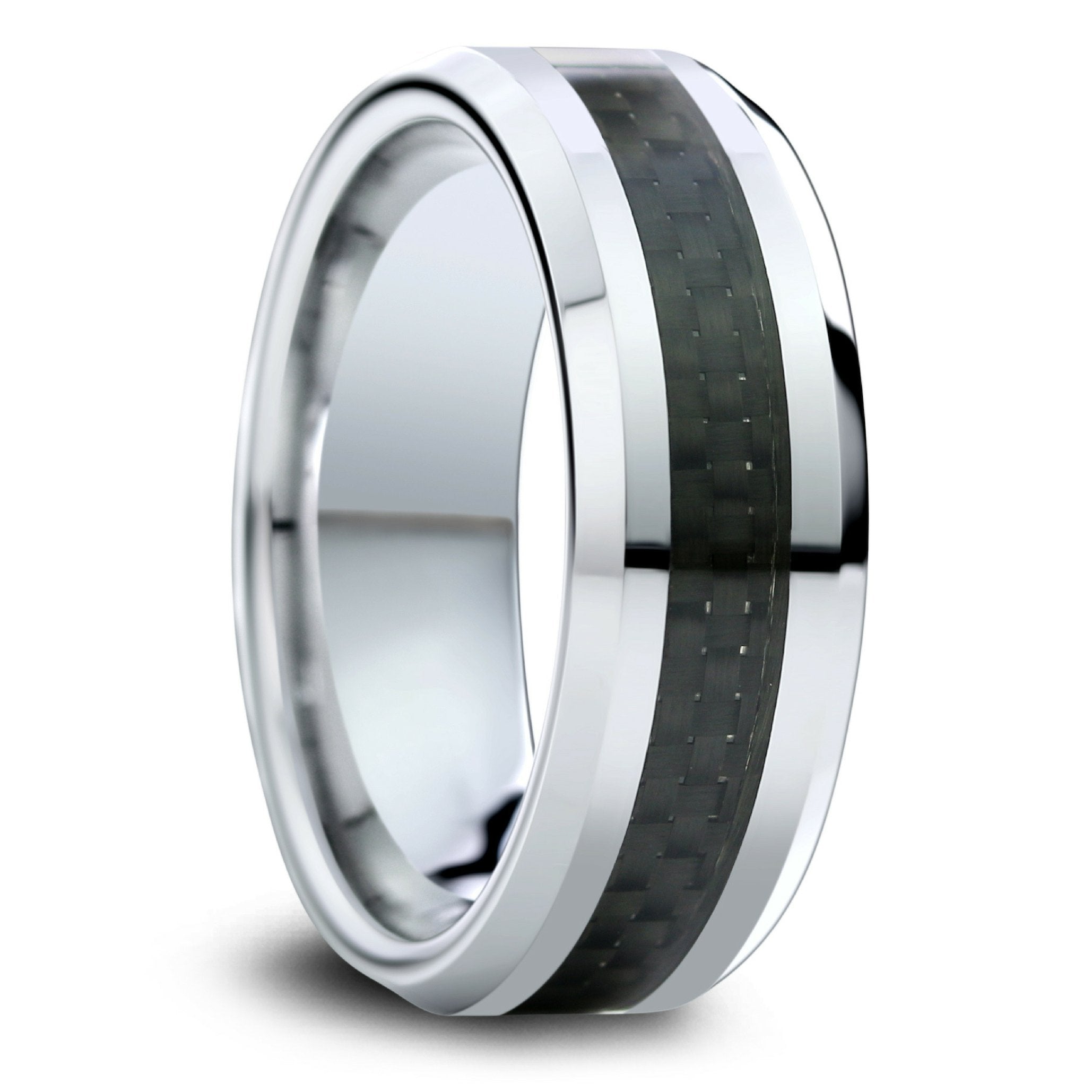 Mens Tungsten Wedding Band With Black Carbon Fiber Inlay Copy ?v=1553268167