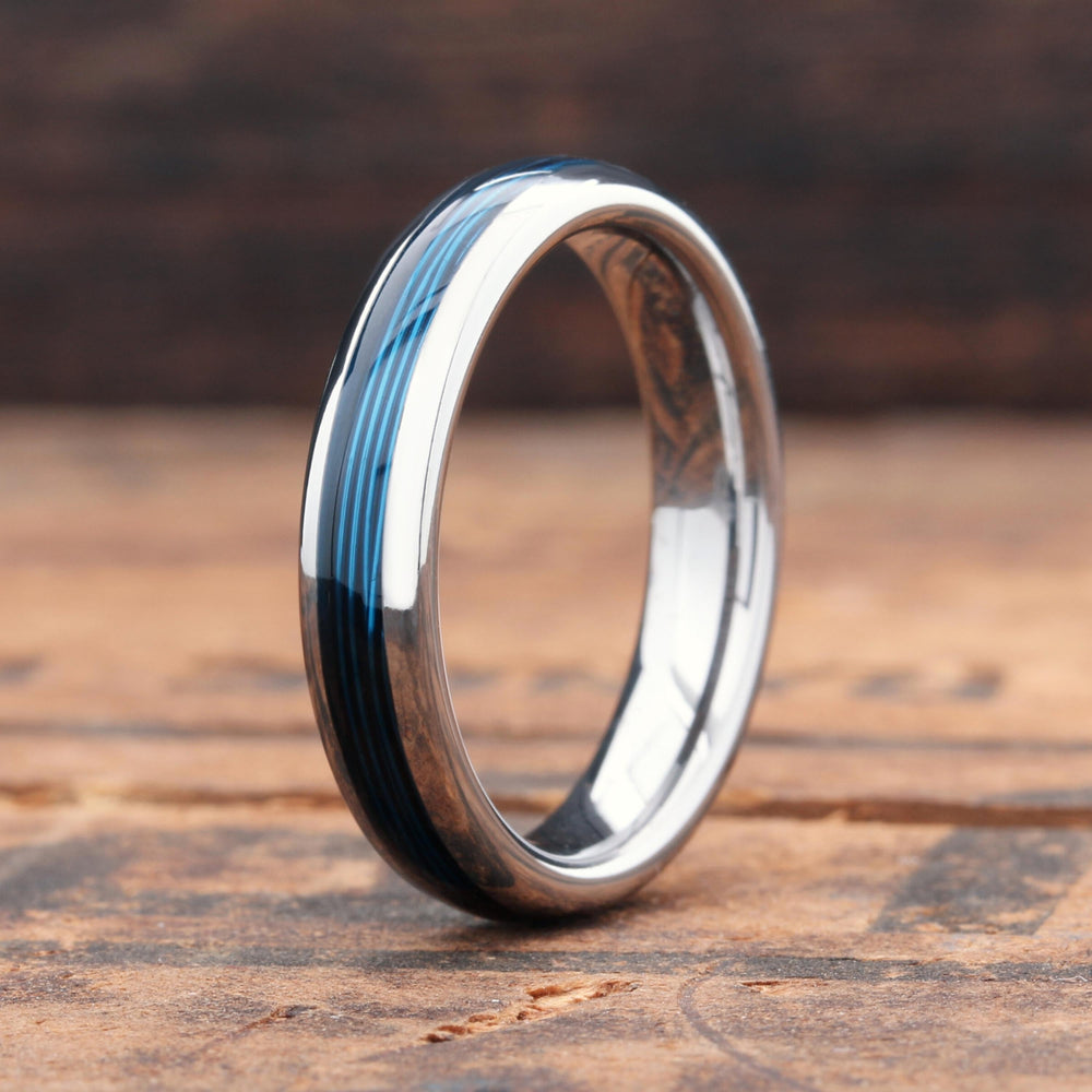 St. Clair Fishing Line Ring  Men's Fishing Line Wedding Ring – Northern  Royal, LLC