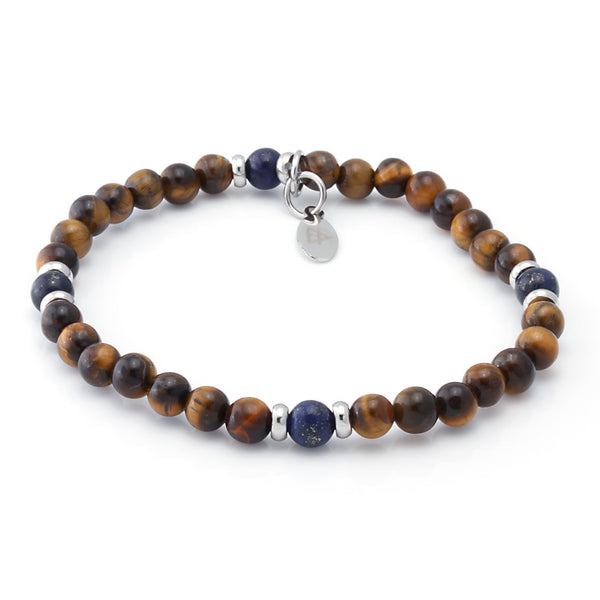 The Blue Tiger | Men's Beaded Bracelet | Marz Lyfe – MARZ