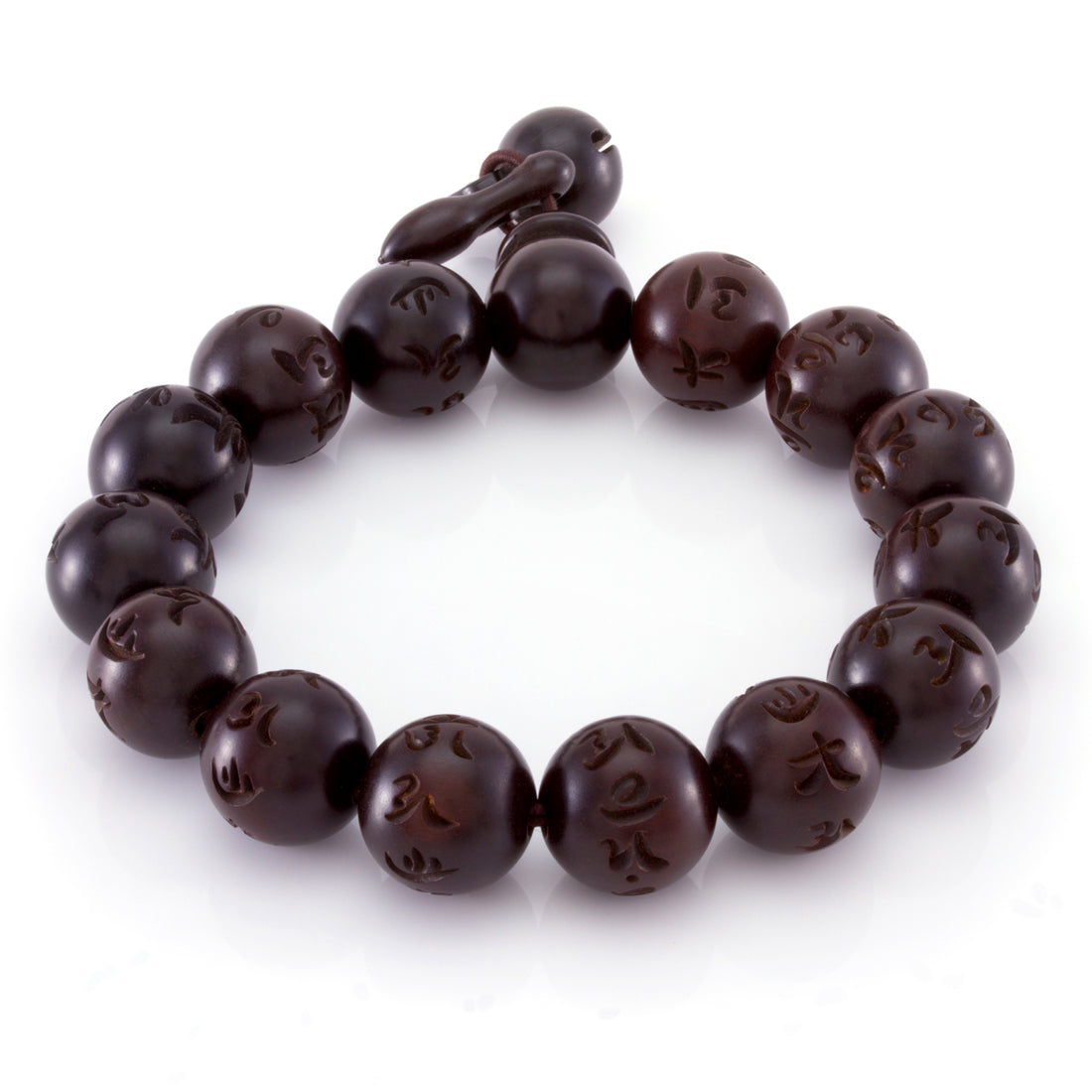 chinese wood bead bracelet