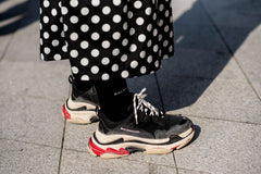 balenciaga triple s blogger