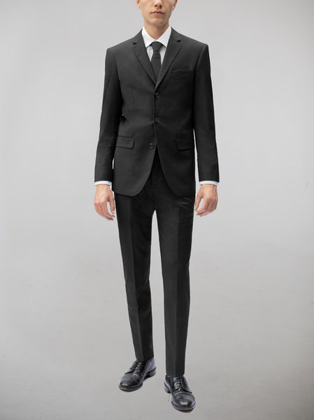 Black Three Button Suit | Alain Dupetit