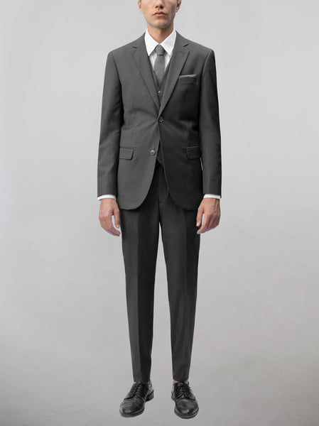 Dark Grey Three Piece Suit | Alain Dupetit