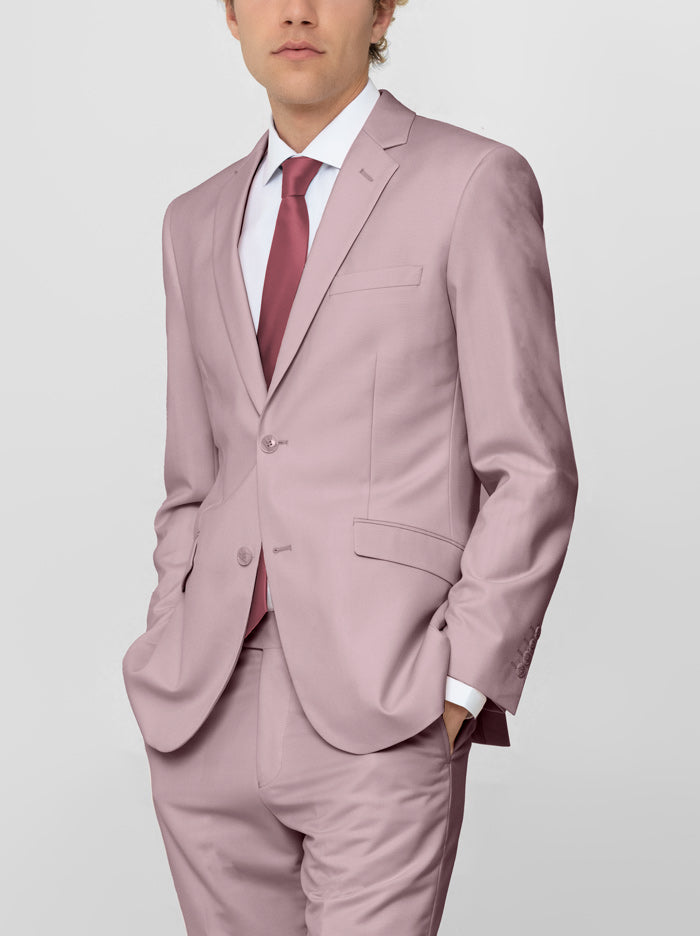 Soft Rose Two Button Suit | Alain Dupetit