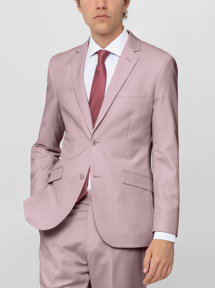 Soft Rose Two Button Suit | Alain Dupetit