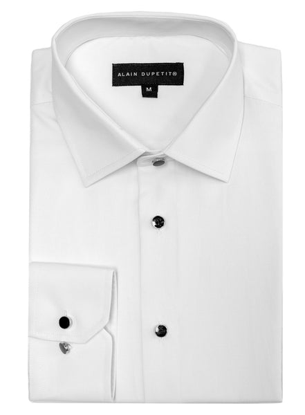 Formal Tuxedo Shirt In White | ALAIN DUPETIT