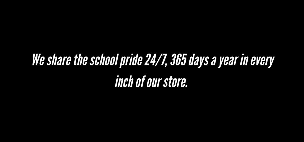 We share school pride 24/7