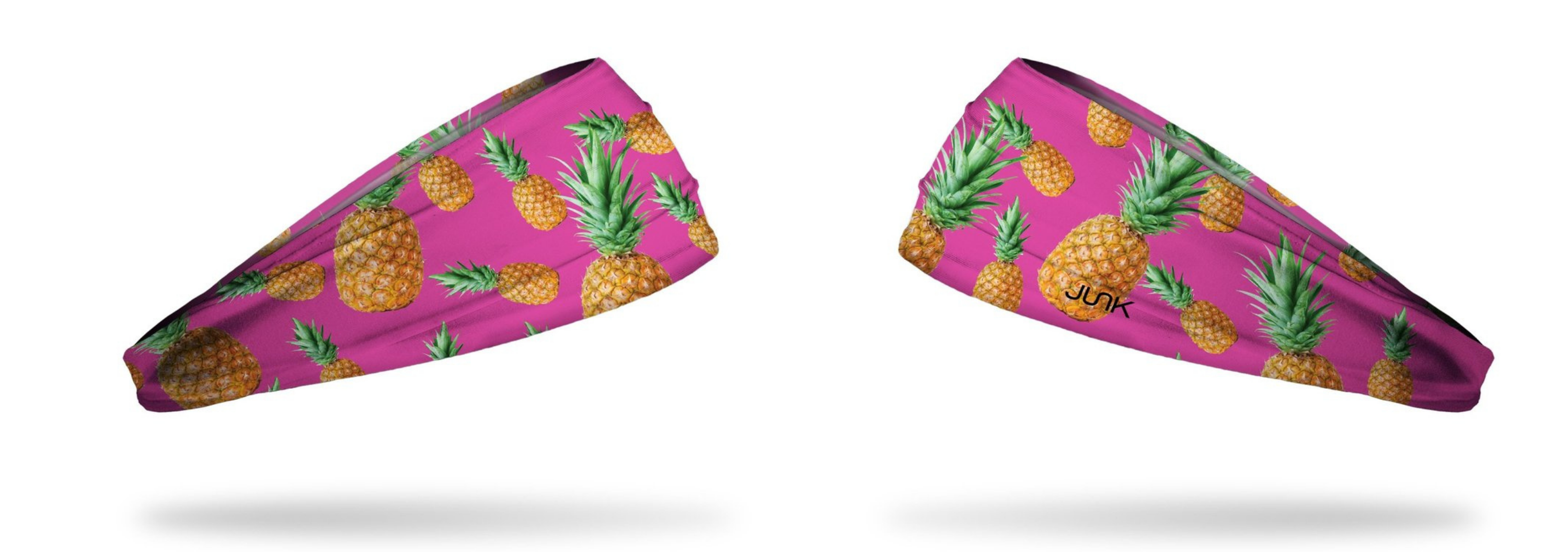 Pineapple prints on a pink headband