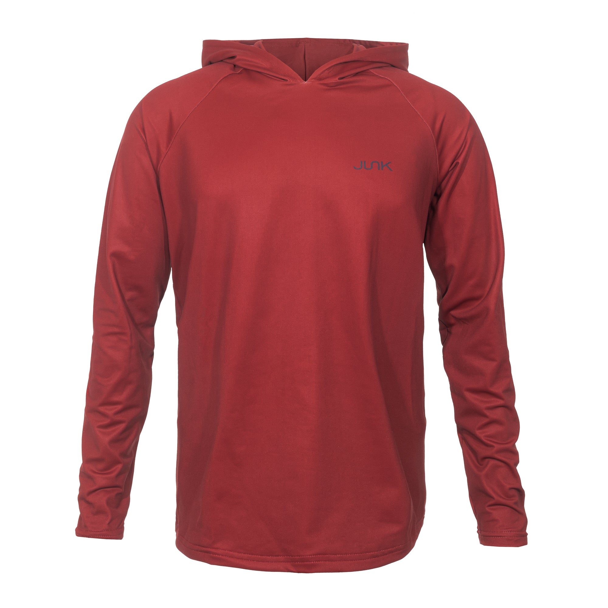 JUNK Brick Red Performance Hoodie - JUNK Brands product image