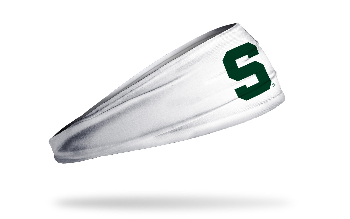 Michigan State University S Logo White Headband Junk Brands