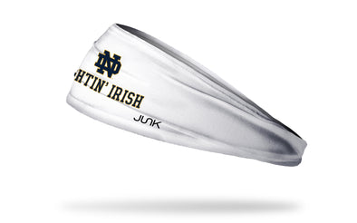 University of Notre Dame: Fightin' Irish White Headband