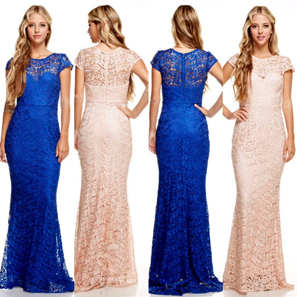 royal blue cheap bridesmaid dresses