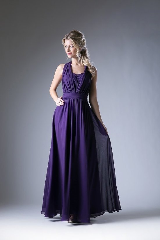 Affordable Versatile Floor Length Convertible Bridesmaid Dress 7 Color Frugal Mughal 5364