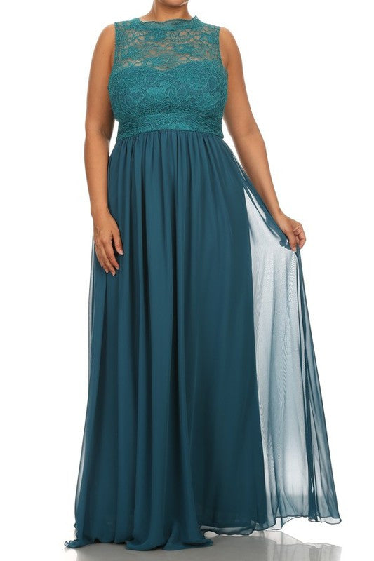 Affordable Chiffon and Lace Bridesmaid Ruby Dress in 4 colors S - 3XL ...