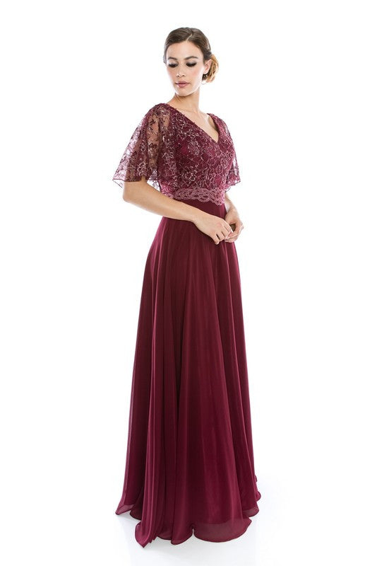 burgundy mother of the groom dresses