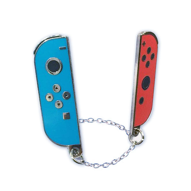red and blue joy cons