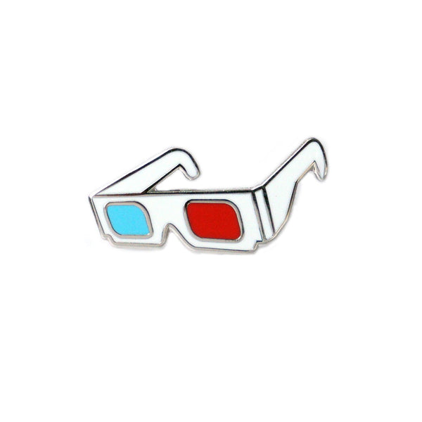 3d Glasses Enamel Pin Yesterdays 4697