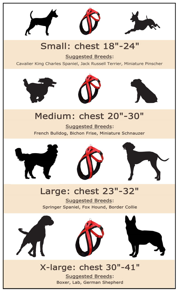 Dog Harness Size Chart By Weight