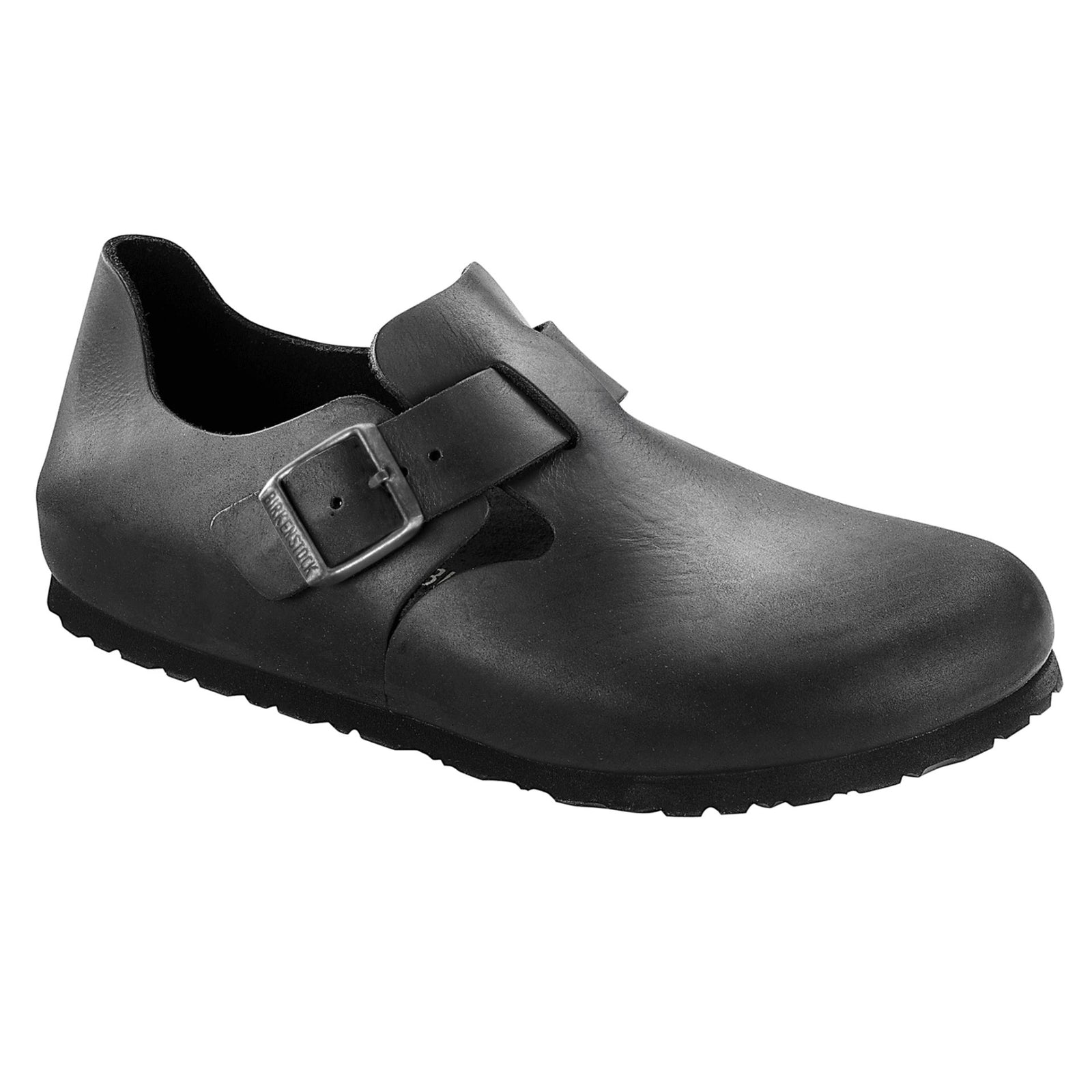 Birkenstock London Oiled Leather Clogs | Black | Narrow Fit - Birkenstock  Hahndorf