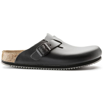 birkenstock super grip professional boston clog black