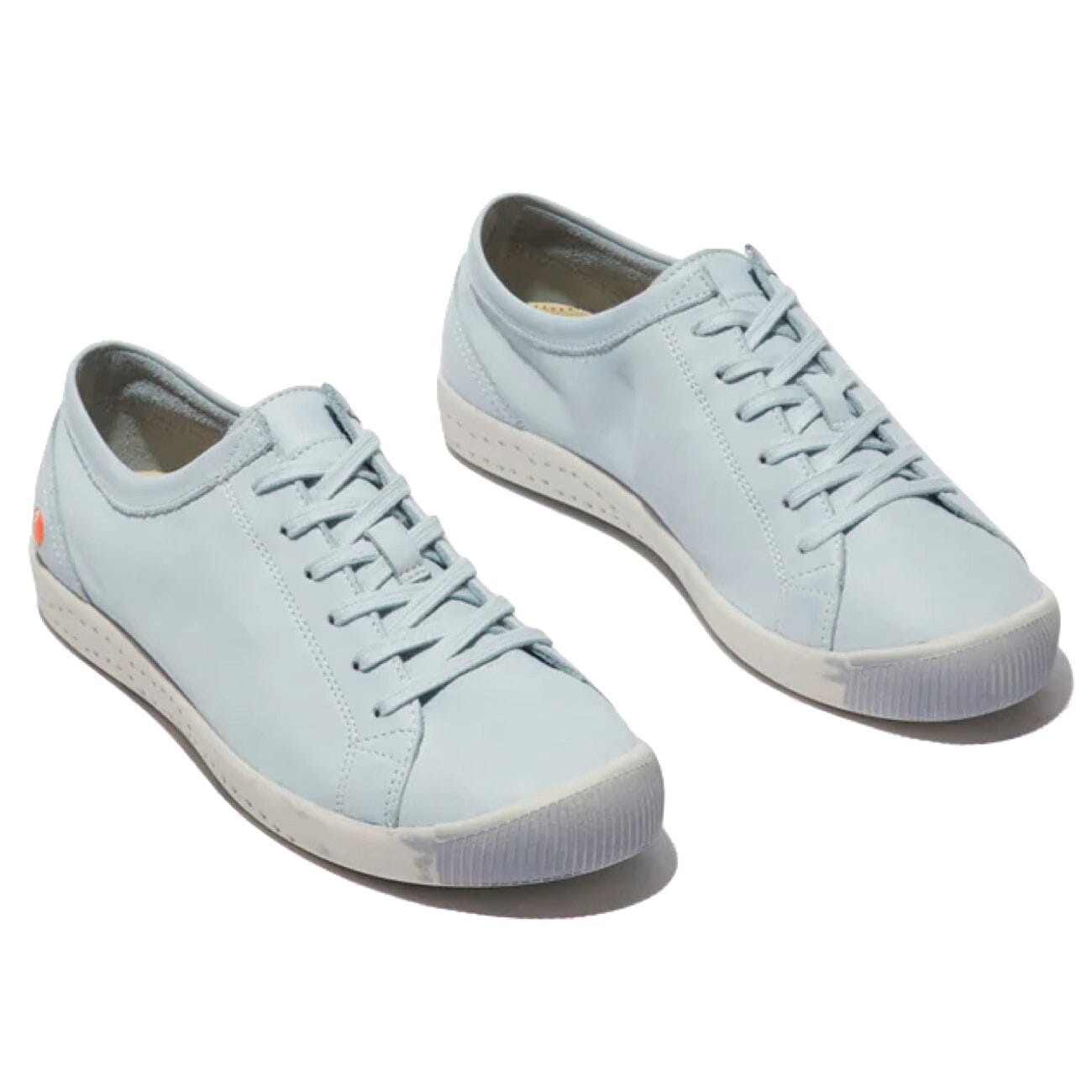 Softinos, Isla154, Laceup Shoe, Washed Leather, Light Blue - Birkenstock  Hahndorf