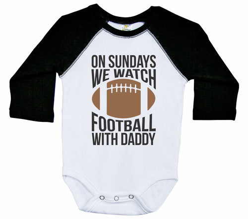 On Sundays We Watch Football With Daddy Blanket