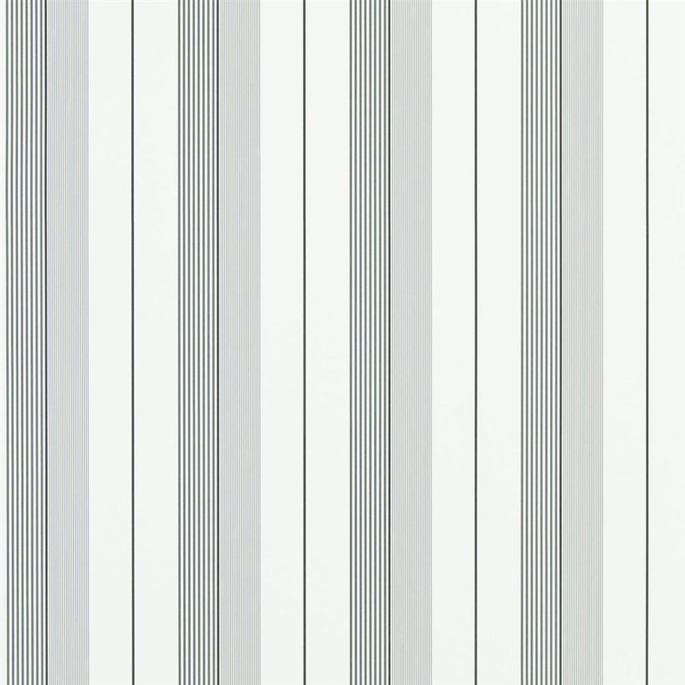 Aiden Stripe Black/Grey | Wallpaper | Ralph Lauren