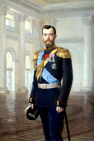 Nicholas II of Russia, painted by Earnest Lipgart