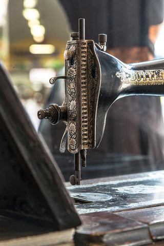 Antique sewing machine - Revitalise Your Wardrobe: A Sustainable Fashion Guide