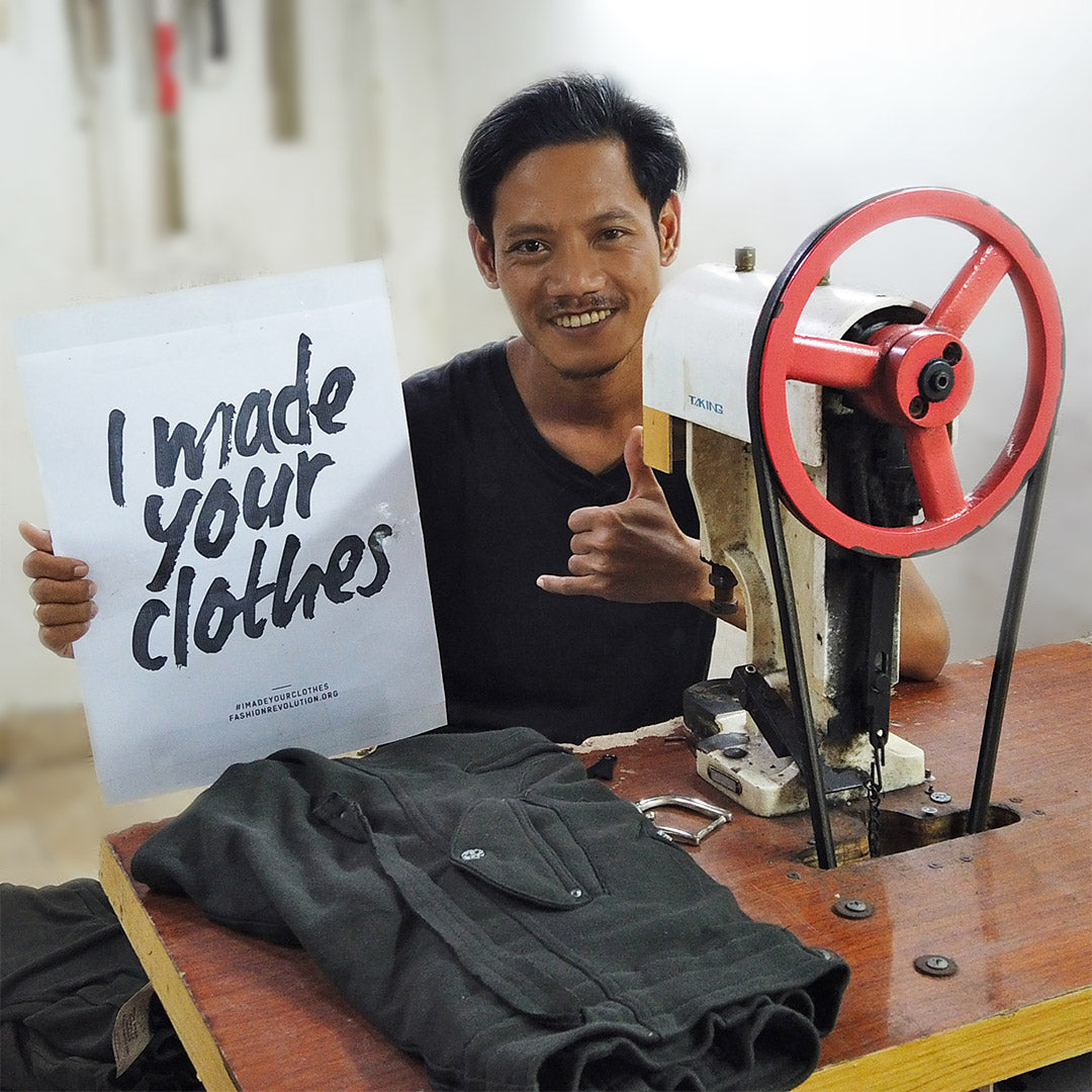 Kadek Setiawan Working on all Psylo's slow fashion accessories, stud, button etc.