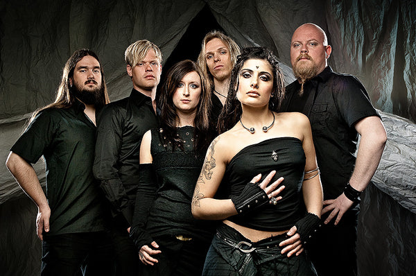 Tristania gothic band wearing Psylo goth outfits