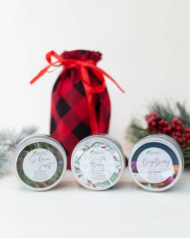 Perfectly Natural Holiday Candle Trio Image