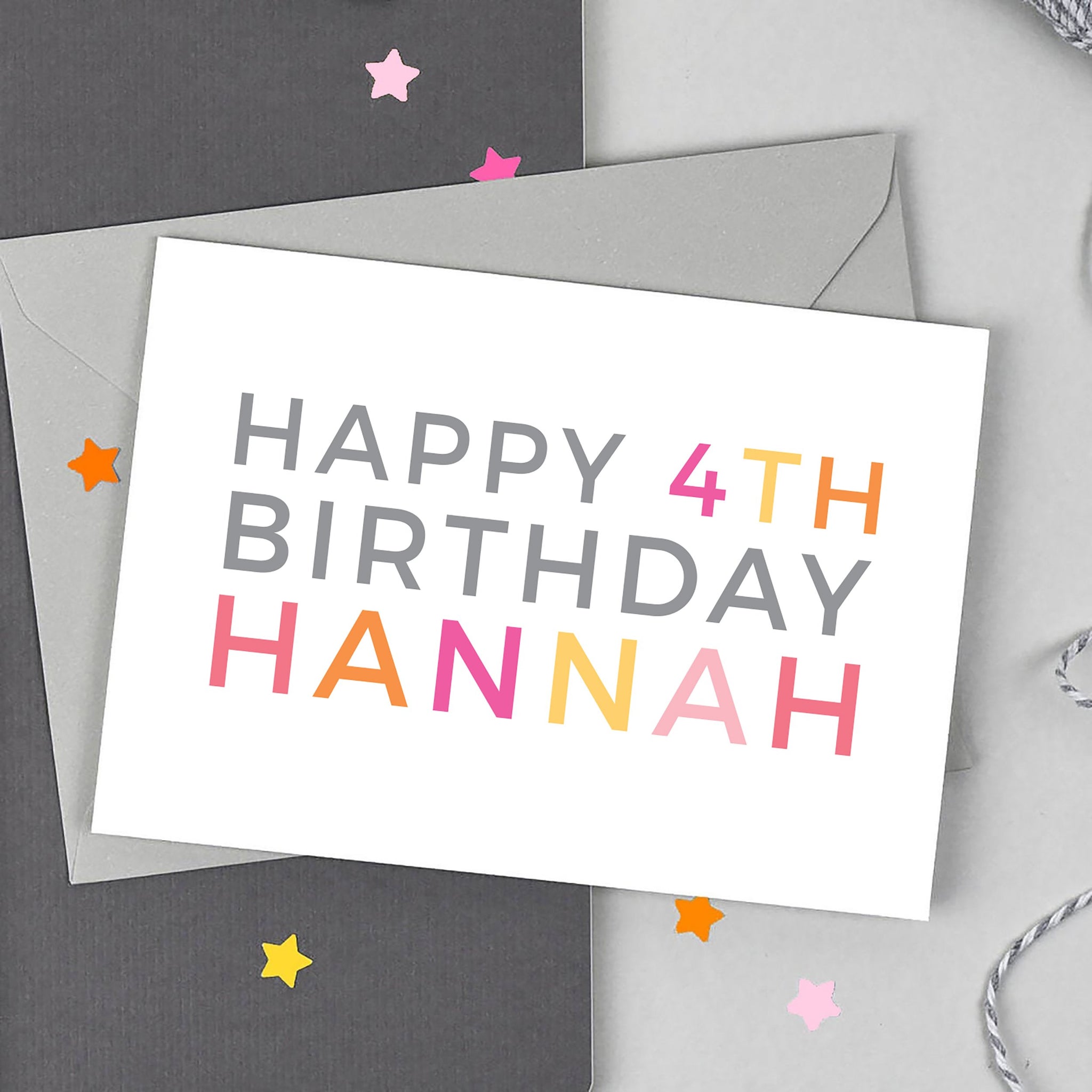 Personalised Birthday Card - Any Age– Studio 9 Ltd