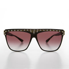 80s Rhinestone Women's Vintage Sunglass