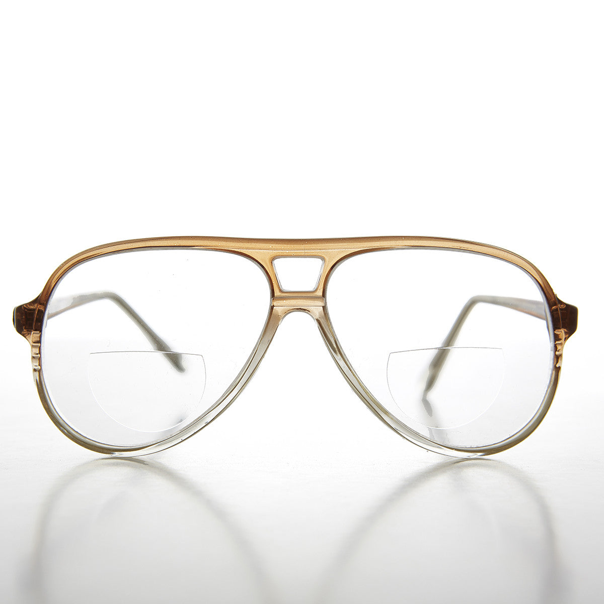 Retro Bifocal Aviator Magnifying Vintage Reading Glasses - Indie â Sunglass Museum