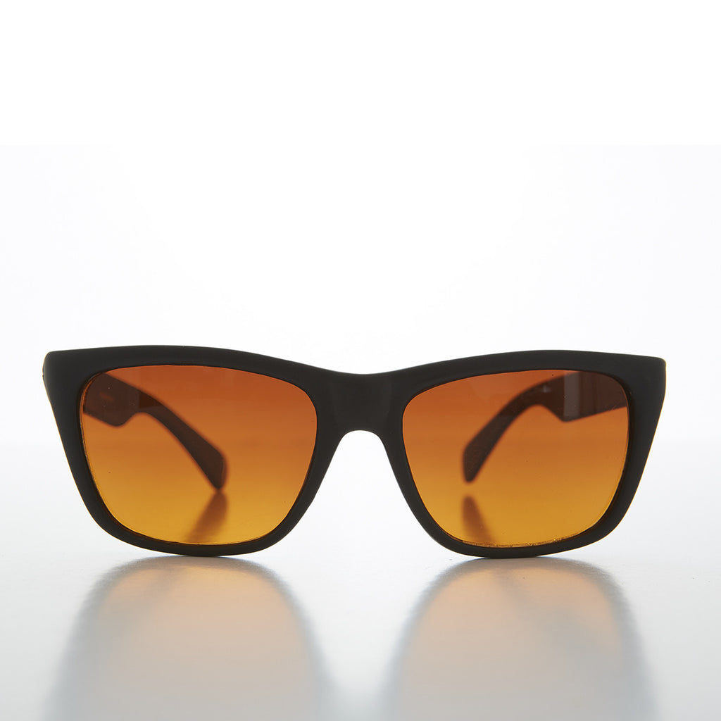 Blue Museum Blocker Tobias Amber with Lens Aviator Sunglass - Sunglass –