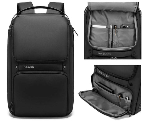 Fur Jaden Pro Series - The Pro V Laptop Backpack - Grey – Fur Jaden  Lifestyle Pvt Ltd