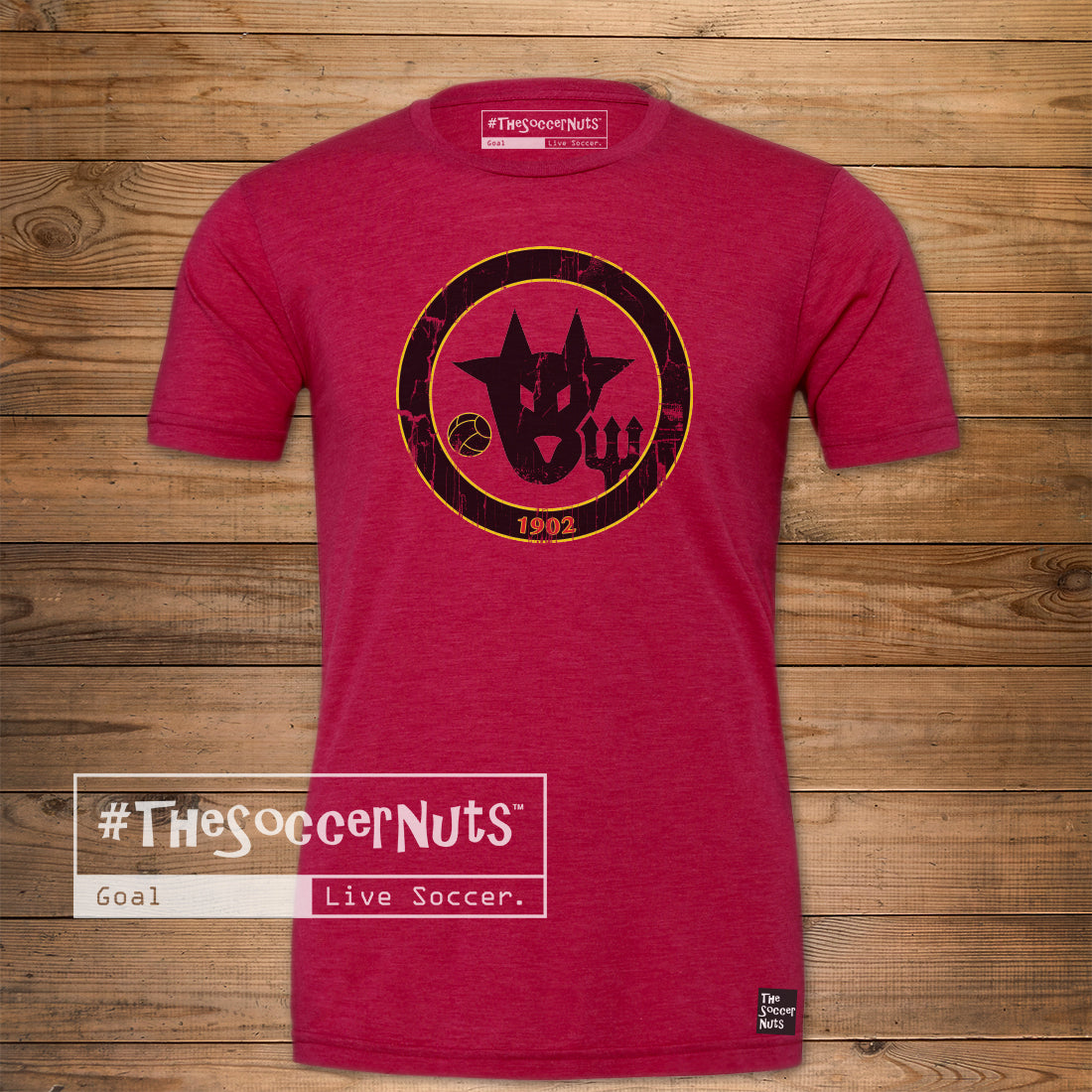 pink and red devil shirt