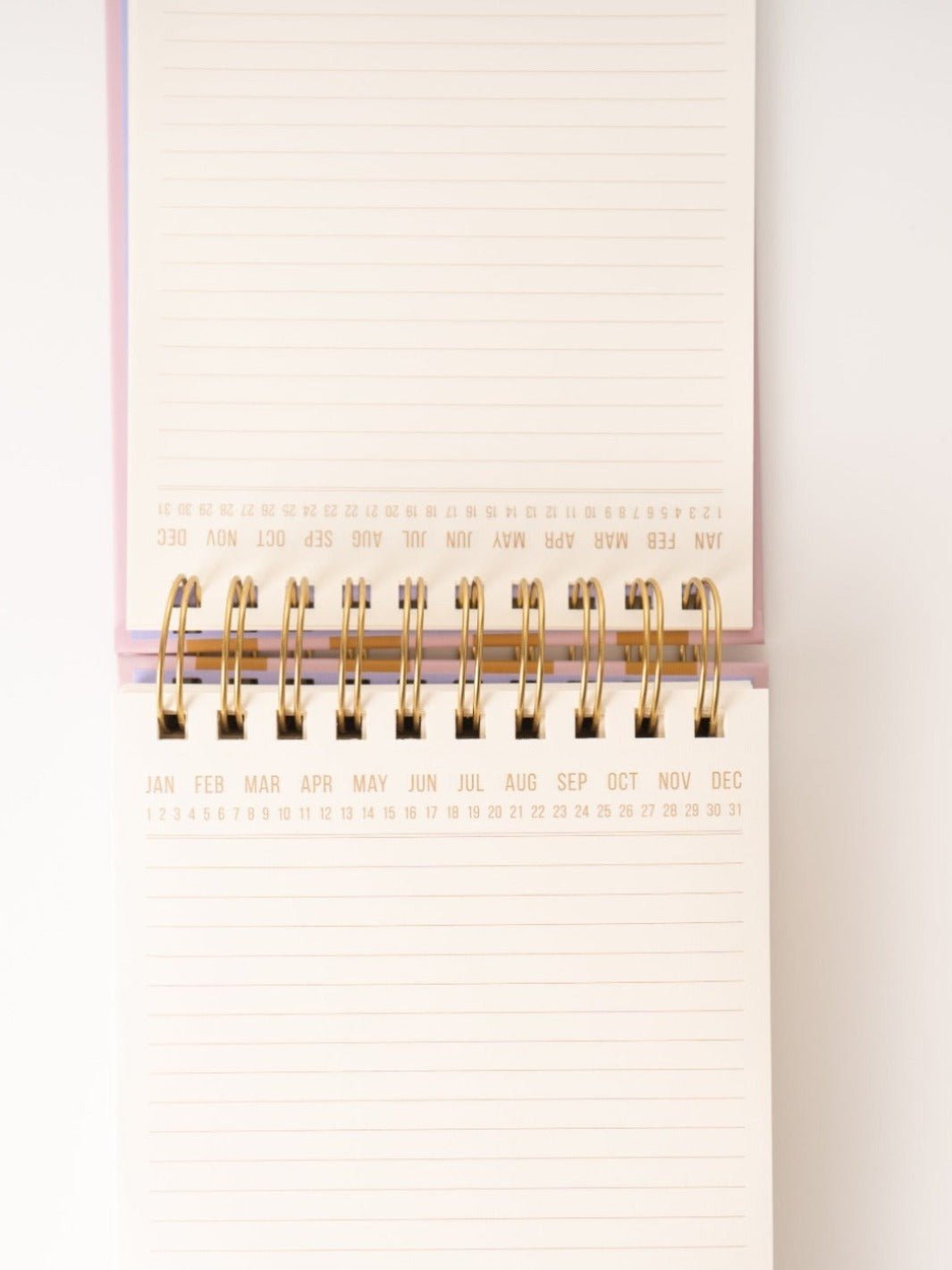 chunky lilac and ochre stripe notepad 910867