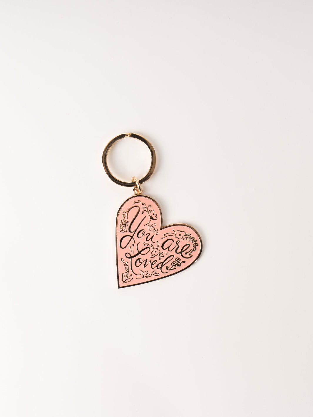 loved enamel keychain 343314