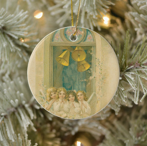 antique christmas tree angel