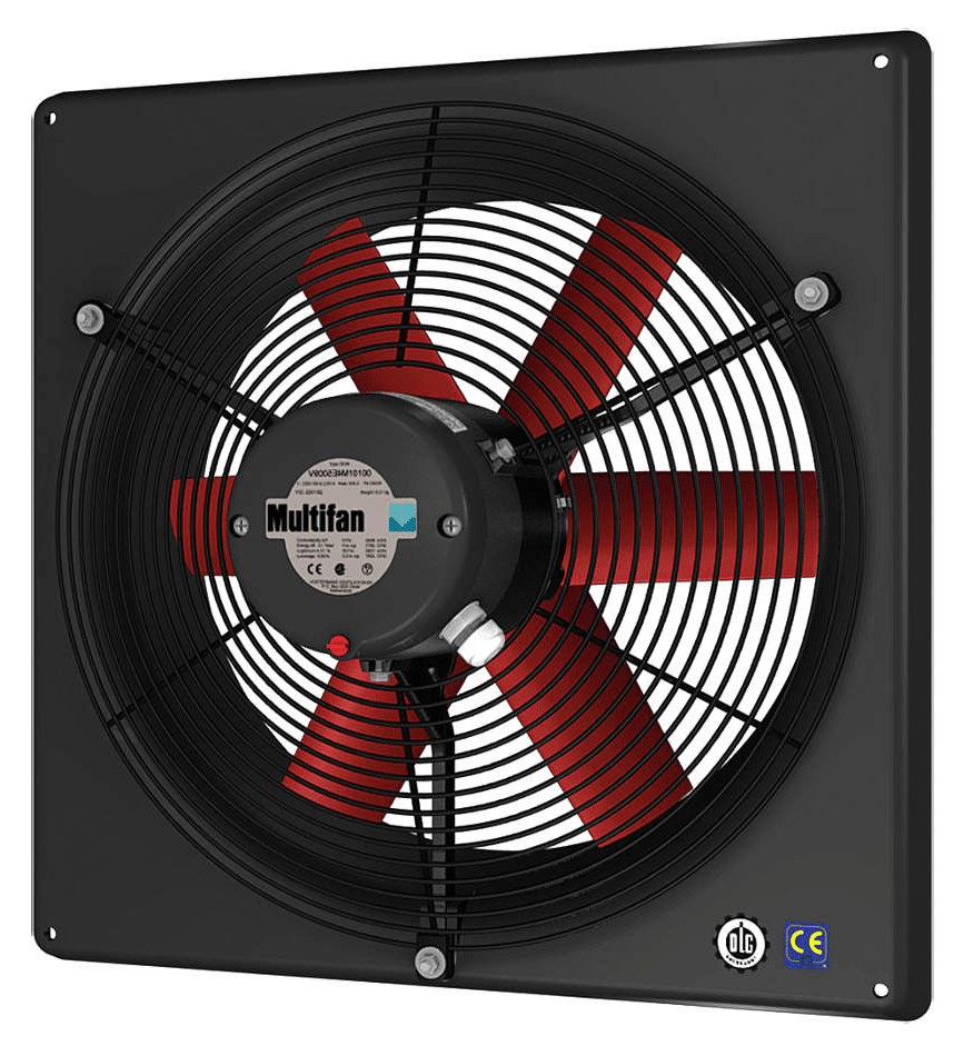 High Performance Panel Exhaust Fan W Intake Grill 10 Inch 1250 Cfm 24 Industrial Fans Direct