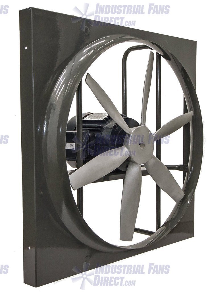 Airflo 900 Panel Mount Exhaust Fan Inch 6900 Cfm Direct Drive 3 Pha Industrial Fans Direct