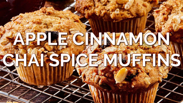 Recipe - Apple Cinnamon Chai Spiced Muffins