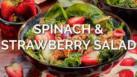 Recipe - Spinach + Strawberry Salad