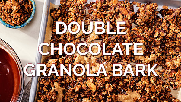 Recipe for Double Chocolate Granola Bark
